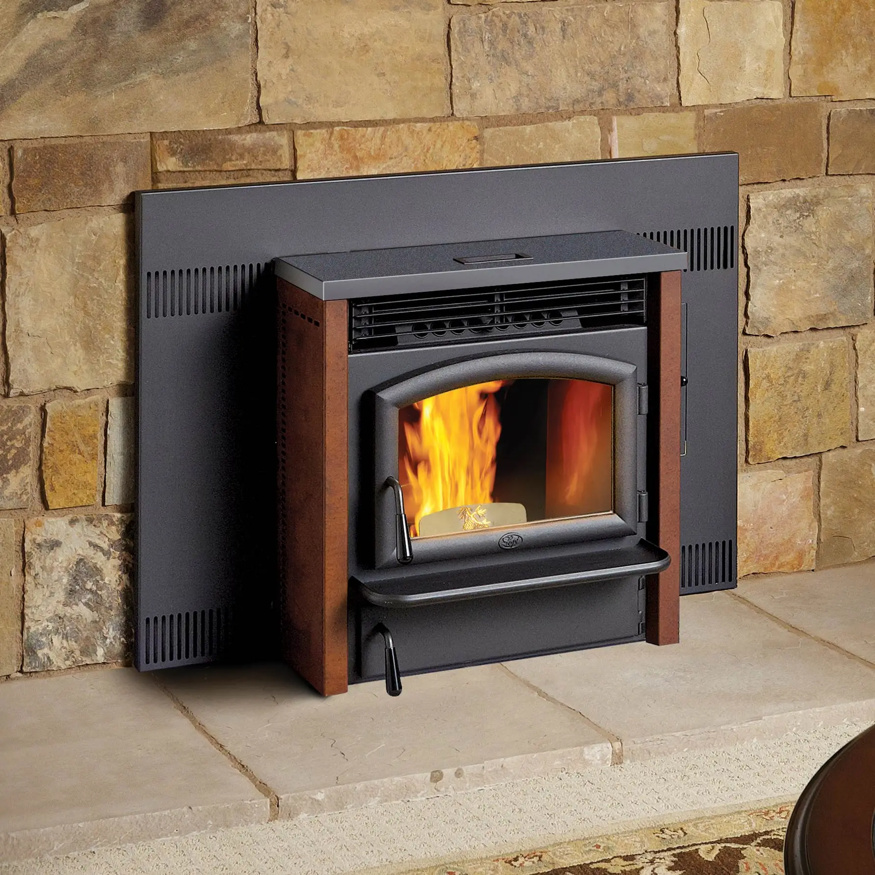 Multi Fuel Eco-Friendly Biomass Stove Home Heater with Renewable Wood Pellets for Sale