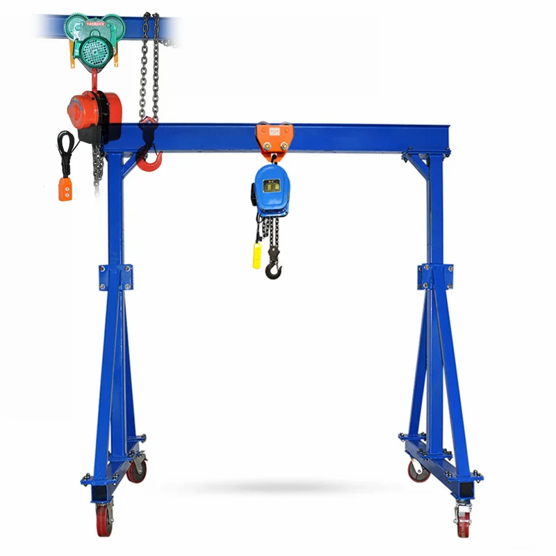 Lightweight Aluminium portable gantry crane 0.5 ton 1 ton 2 ton 3 ton 5 ton