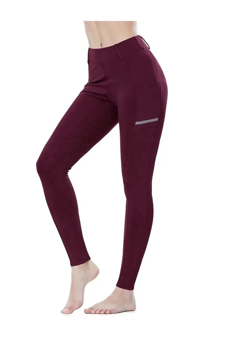 Wholesale smart women breeches horse riding pants equestrian products high quality ladies leggings Silicone Full Seat