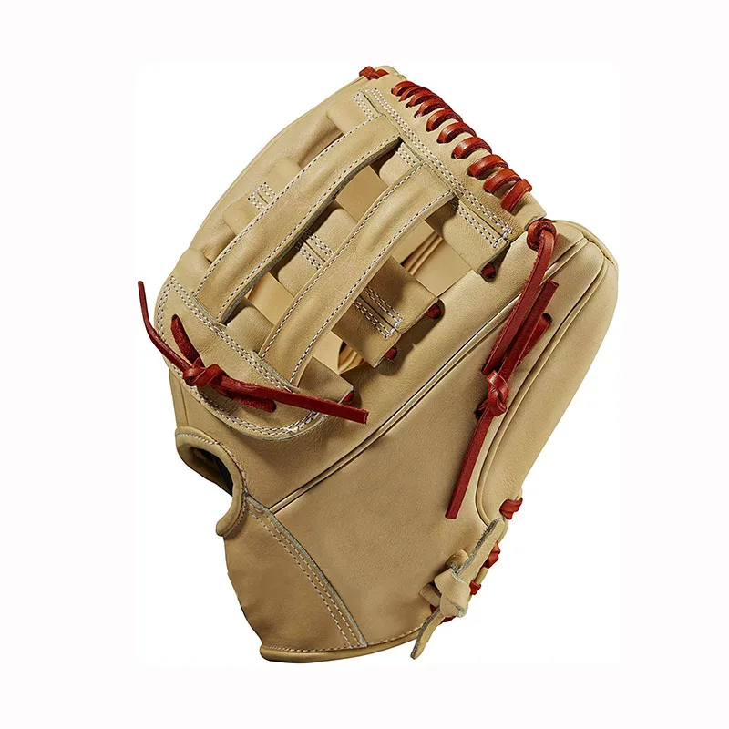Customized Cowhide leather Baseball catching Gloves Baseball Training Leather Baseball Gloves Wholesale