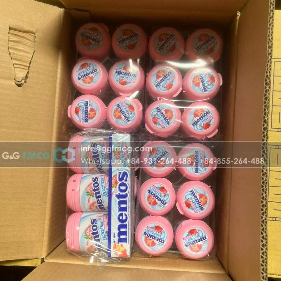 Хит продаж сладкая жевательная резинка для конфет вкусная Mentos Rainbow Candy