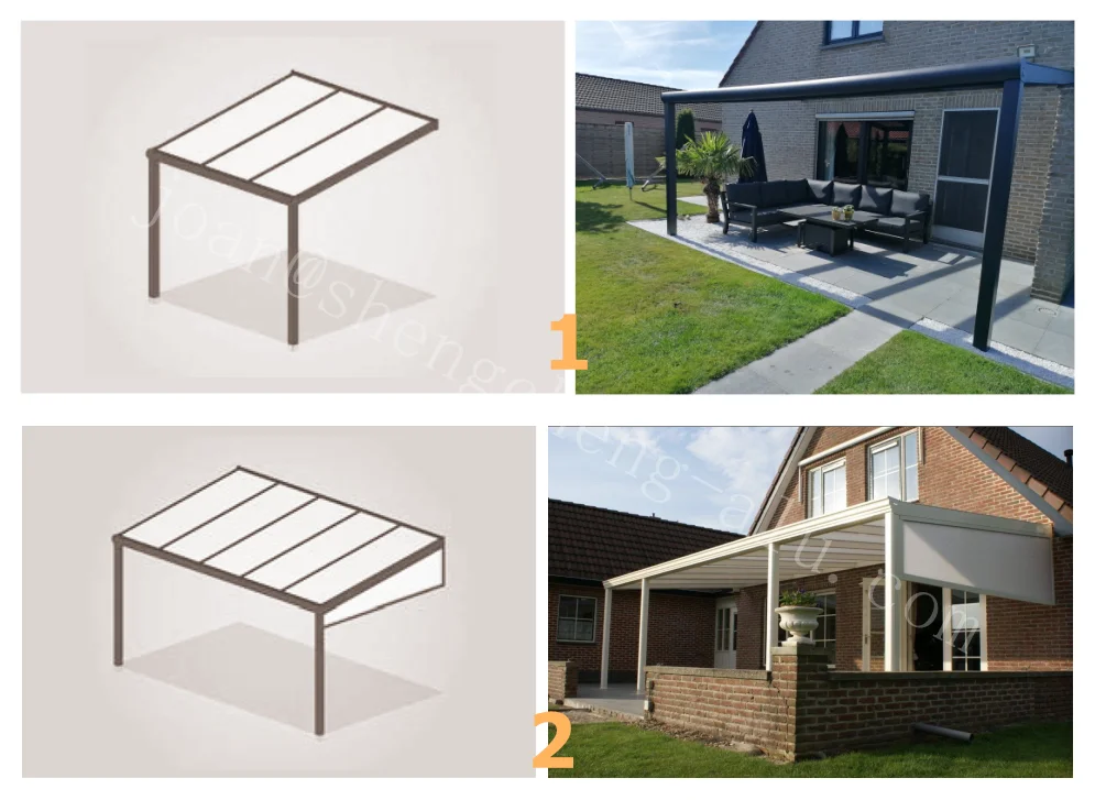 Aluminium Glass Veranda Wintergarten  Outdoor Glass House  Winter garden Sun room
