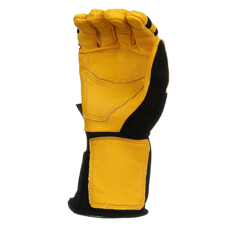 Hot Selling Oil Field Rescue Custom Design Logo Gas And Oil Safety Extrication Drill TPR Industrial Impact Work Mechanic Gloves