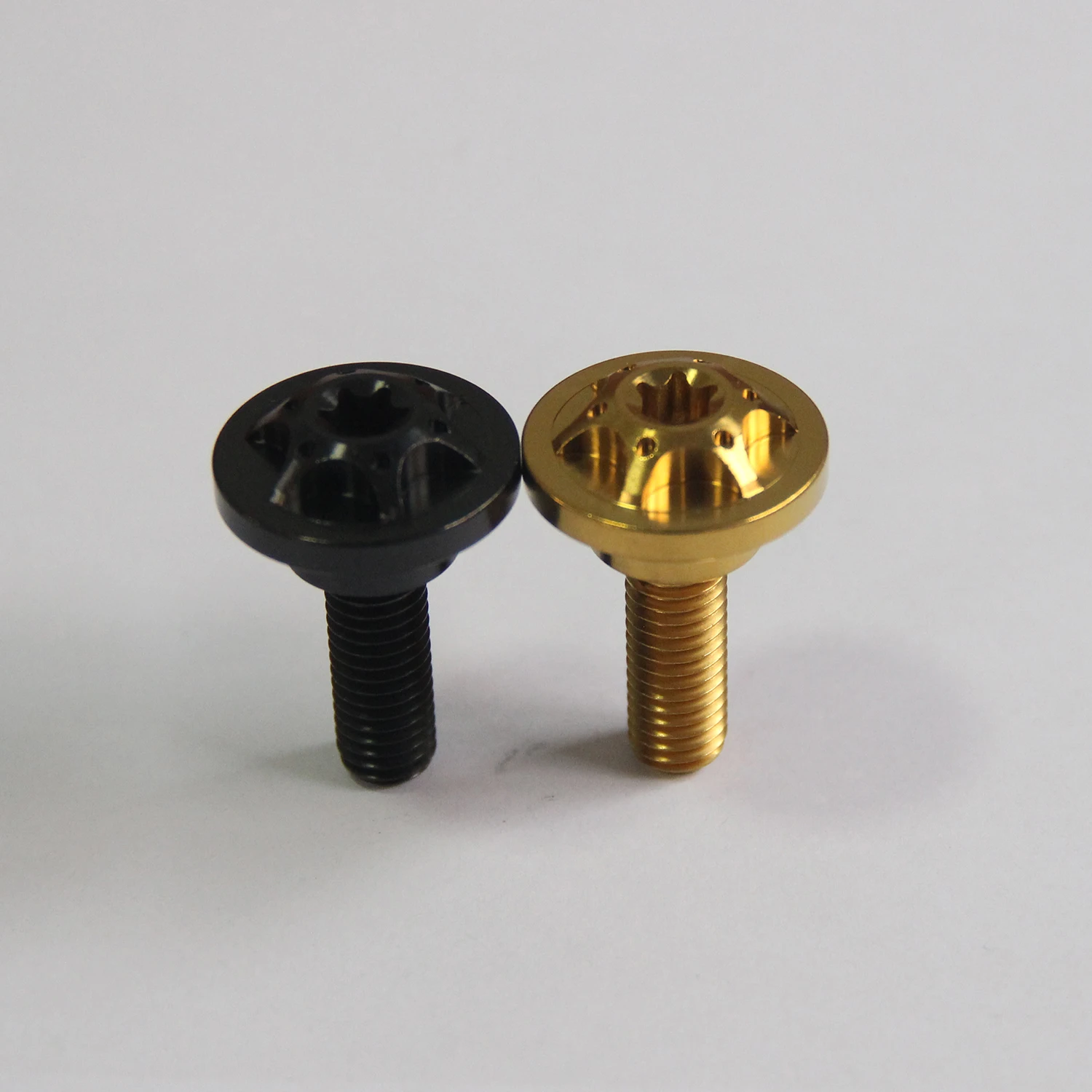 M8 x 15 20 25 30 35 Titanium Low Profile Torx Washer Bolt Screw 1.25 t40 Black