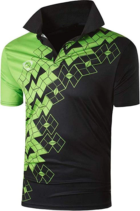 Wholesale Quick Dry Button Up Style Custom All Over Sublimated Sports Marathon Golf Club Wear Polo Shirts