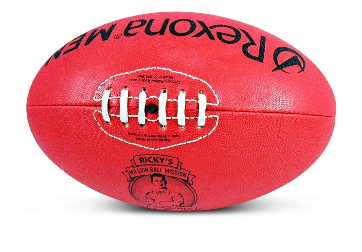 Direct Factory Wholesale Custom Logo and Design Australian Rules Football AFL Ball Synthetic Rubber Material for Training