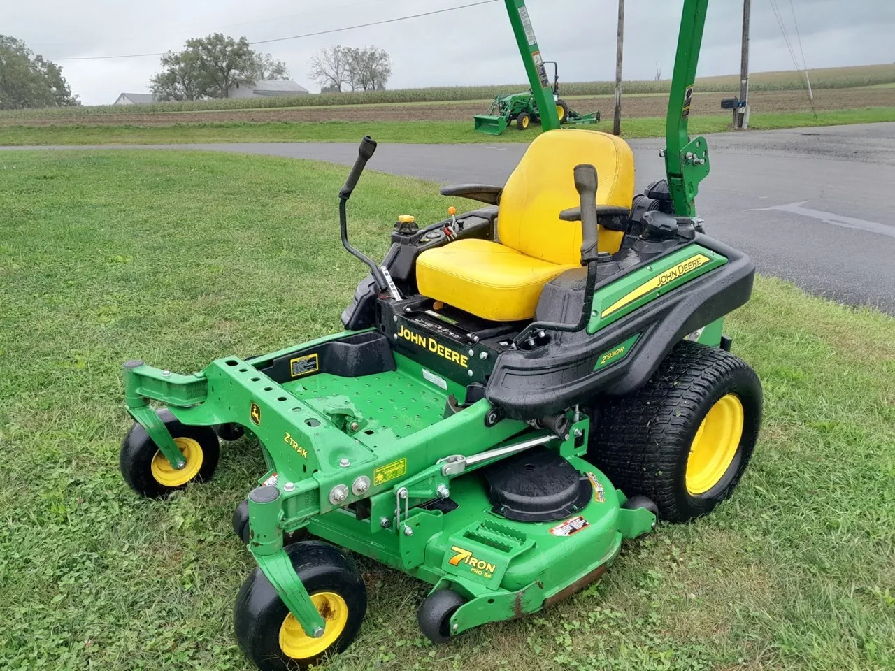 Газонокосилка DEERE Z960R 48 В аккумуляторная бензиновая газонокосилка 173cc профессиональный промышленный 4-тактный двигатель для больших газонов