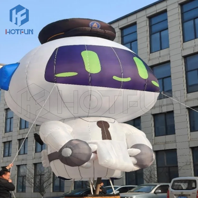 Beautiful customized hot air ground balloon Festival Advertising Big Inflatable Ground Remote control hot air balloon for sale