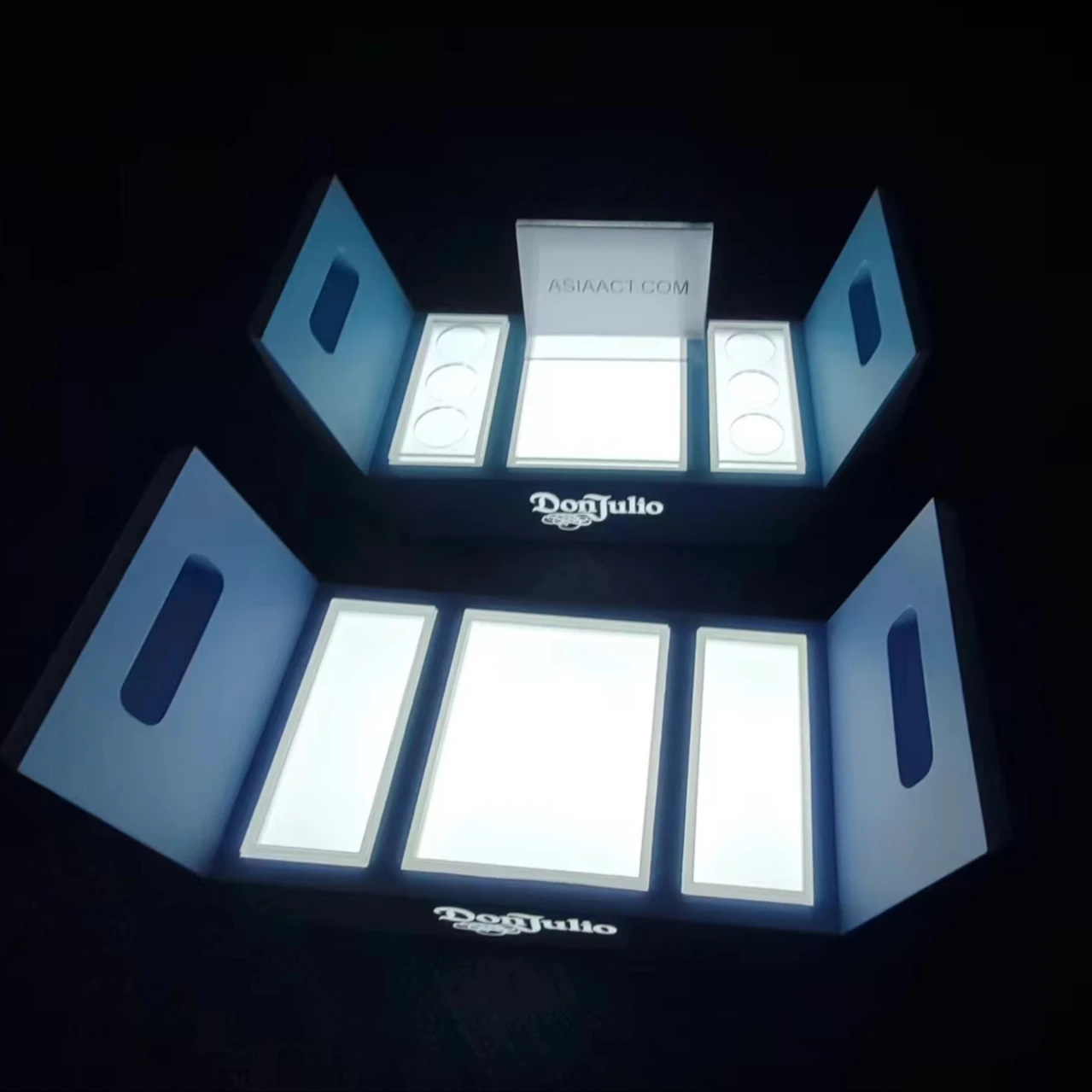 Creating theatre in the club don Julio Serving tray