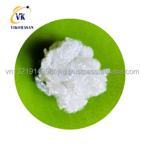 High Fill Power 100%  Polyester Recycled Fiber HCS and HS fiber for Home Textile Cushion Pillow Soft Toys supper White