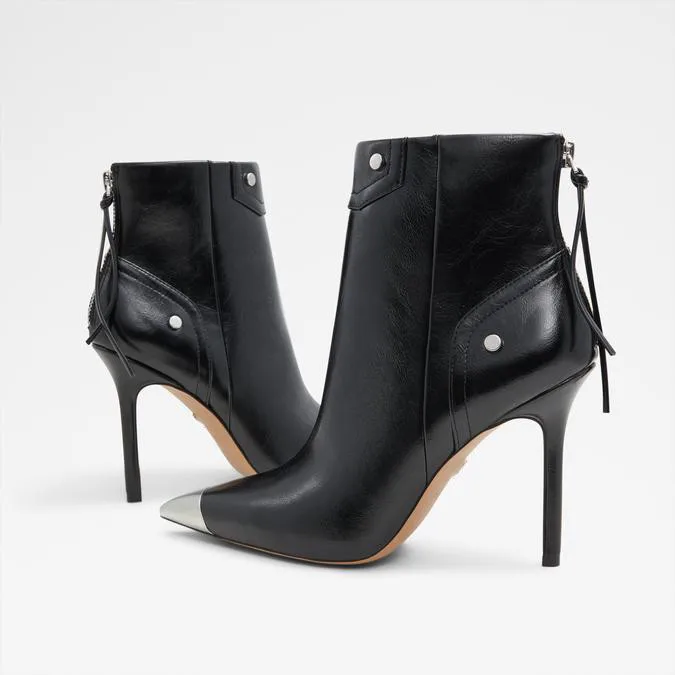 New Winter Autumn black Stiletto boot leather Pointed Toe Ladies Boots High Heels Stilettoe Booties Women zip closure shoe