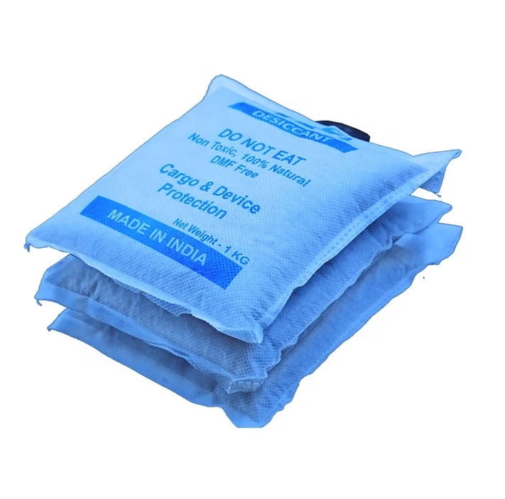 Custom logo Industrial packaging anti-mold moisture absorbent activated montmorillonite bentonite clay desiccant