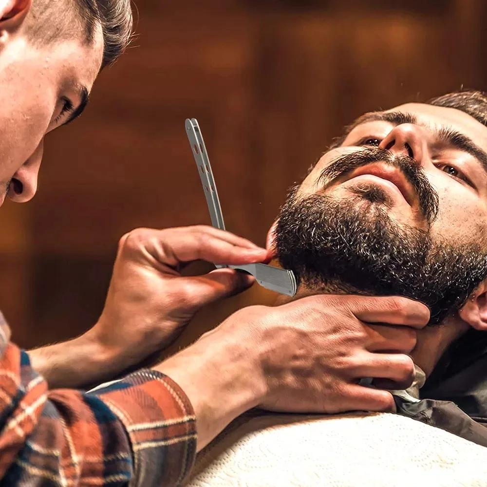 Wholesale Private Brand Professional Retro Straight Blade Barber razor Salon Quality Straight razor for Barbers or Men