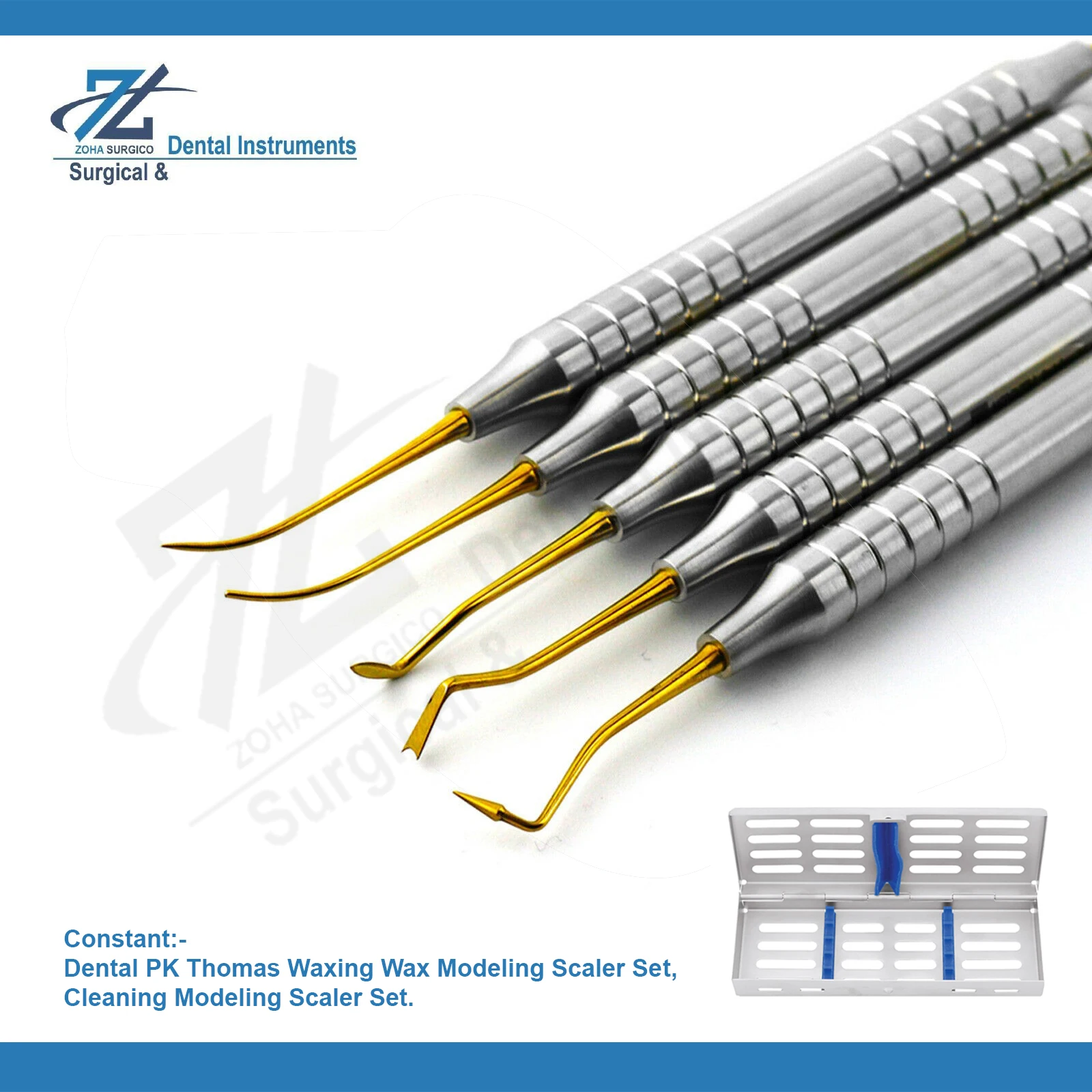 Набор инструментов для удаления зубных восков и моделирования