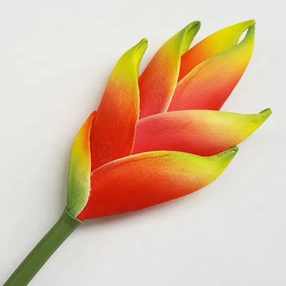 Premium Product of heliconia Lobster-claws Foam Flower with unique tattoo print pattern