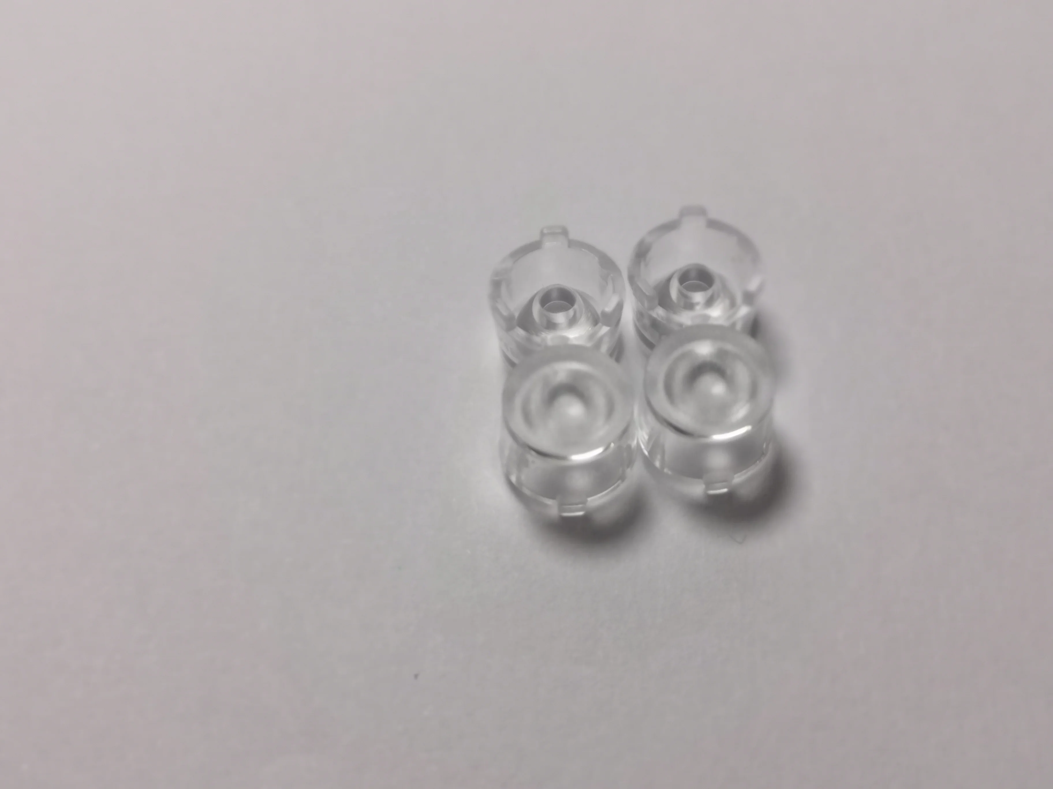 45 degree 10mm 9.7mm x 6.15mm Pmma waterproof lens for SMD2835 3030 3535