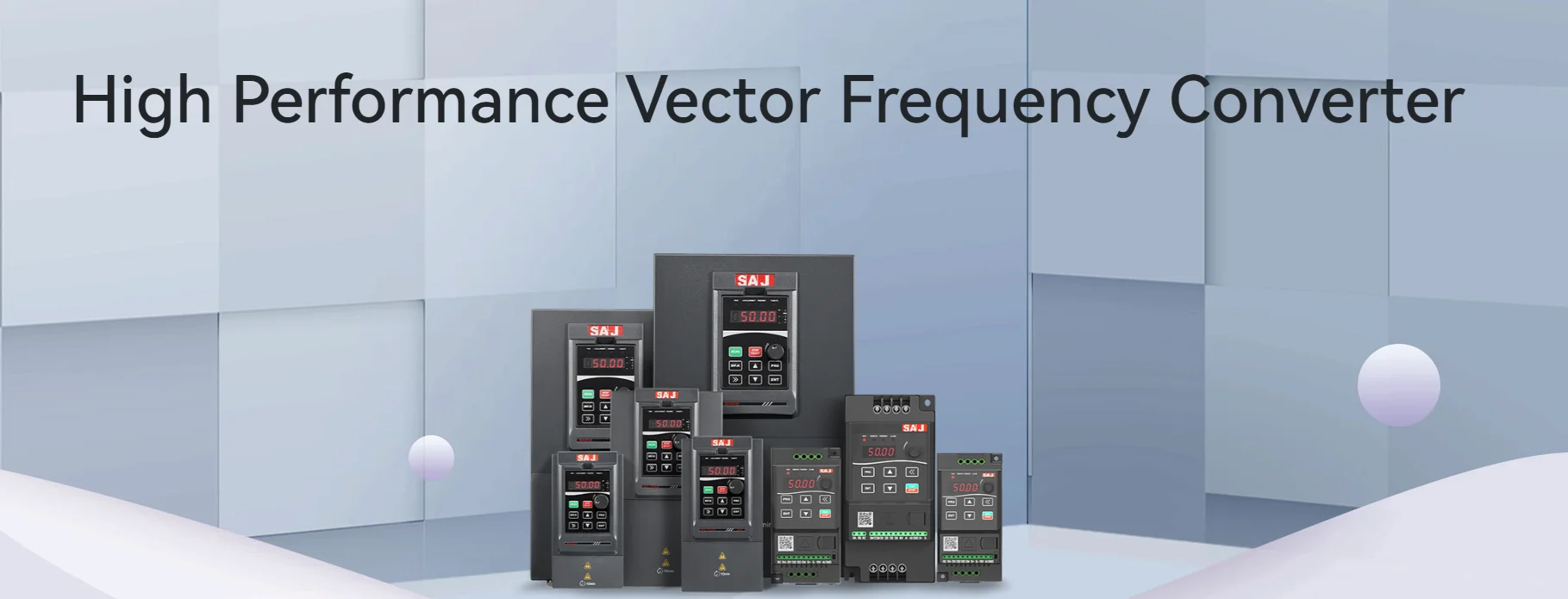 SAJ series national standard keyboard control constant water pressure control inverter for water pumps