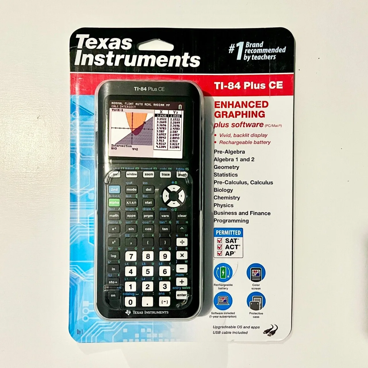 Doorstep Delivery For Texas Instruments TI-84 Plus CE Colors Graphings Calculator