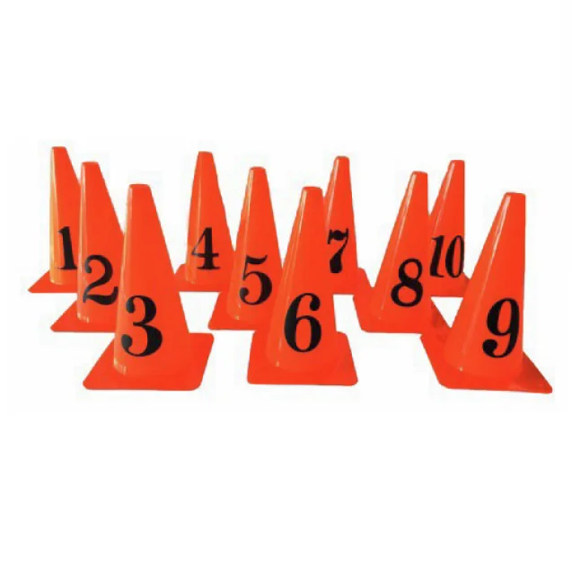 Highly Visible Lightweight PVC Bicycle Obstacle Course Dog Training Marker Cone Set Traffic Warning Product