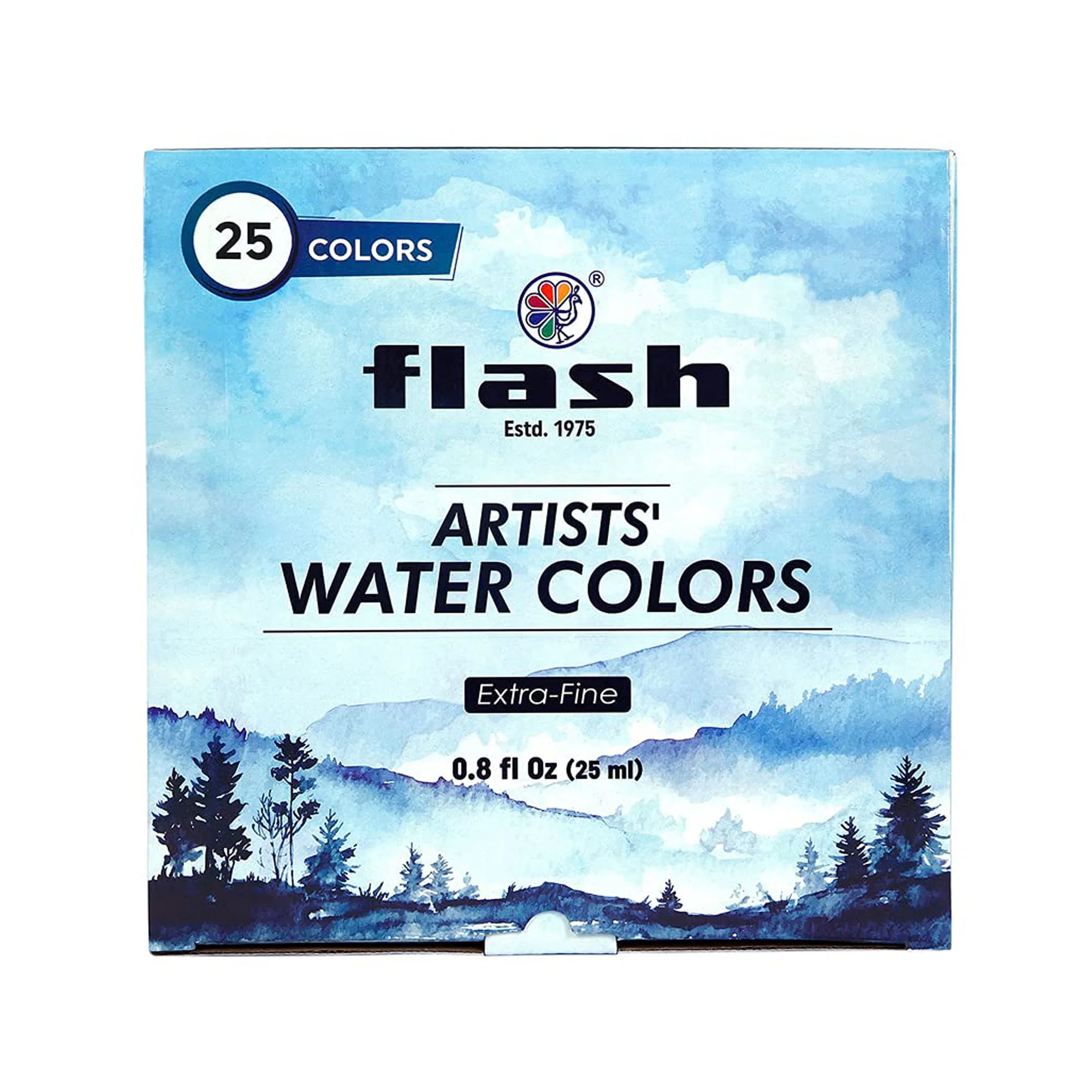 Лучшее качество акварель инструмент набор 25 оттенков 25 мл пигментными цветов нетоксичные безопасно для детей акварельных красок