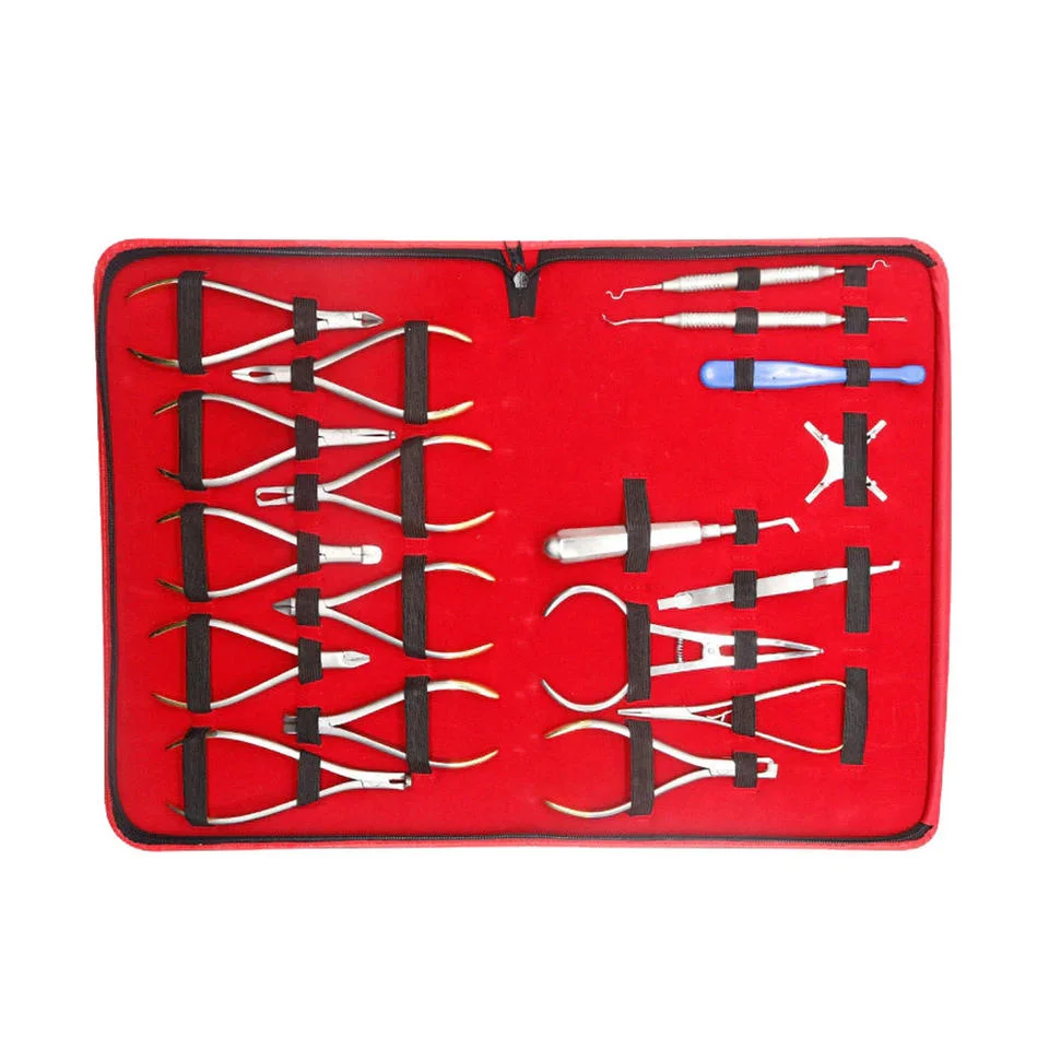 Best Selling 18 Pcs Basic Orthodontics Dental Instruments orthodontic instruments kit Best Selling Ortho Tools
