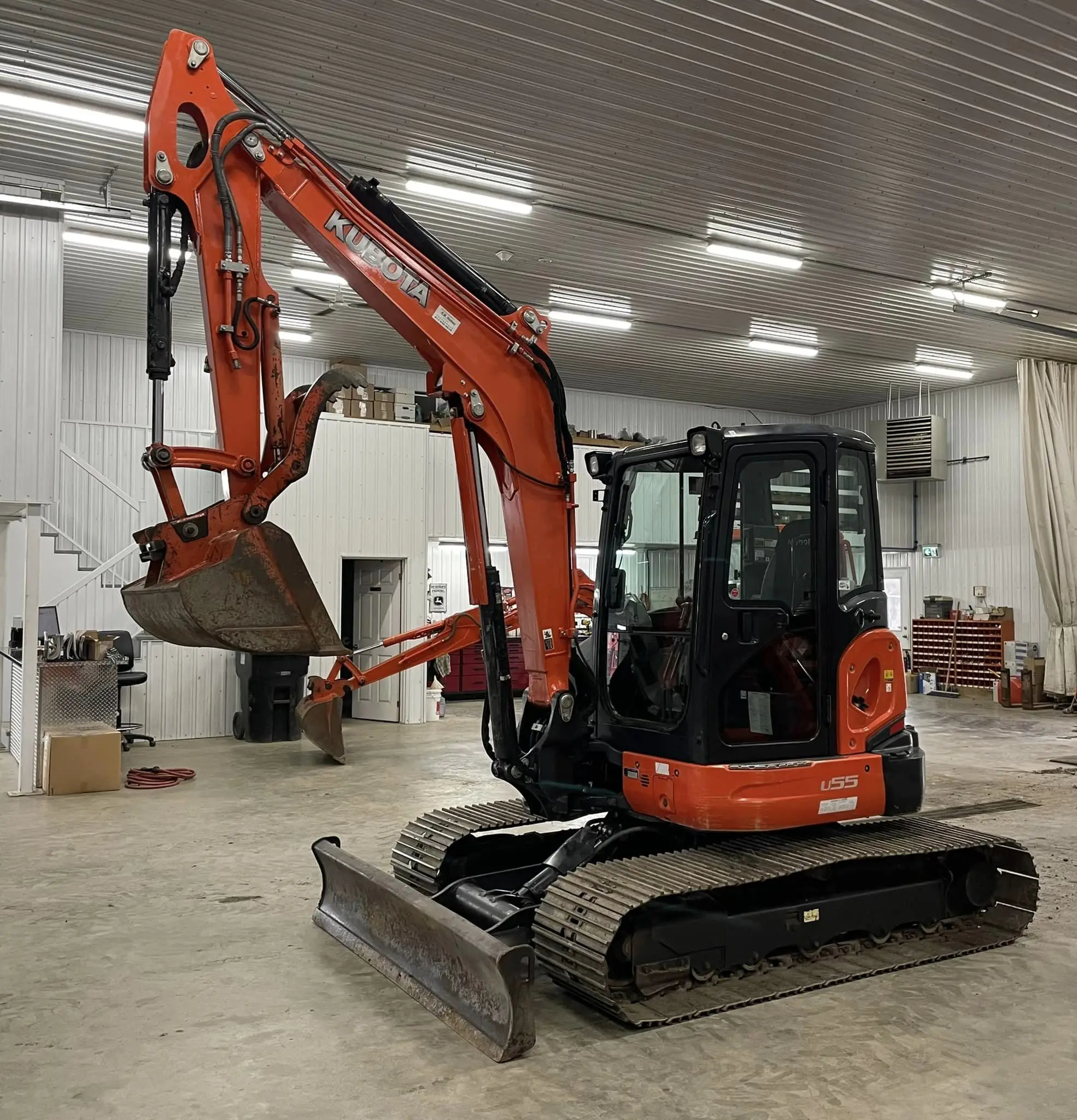 U55-4 экскаватор 2022 Kubota гидравлический цилиндр Rexroth 3-5 тонн 2 тонны 4 включая двигатель насос ковш для домашнего использования