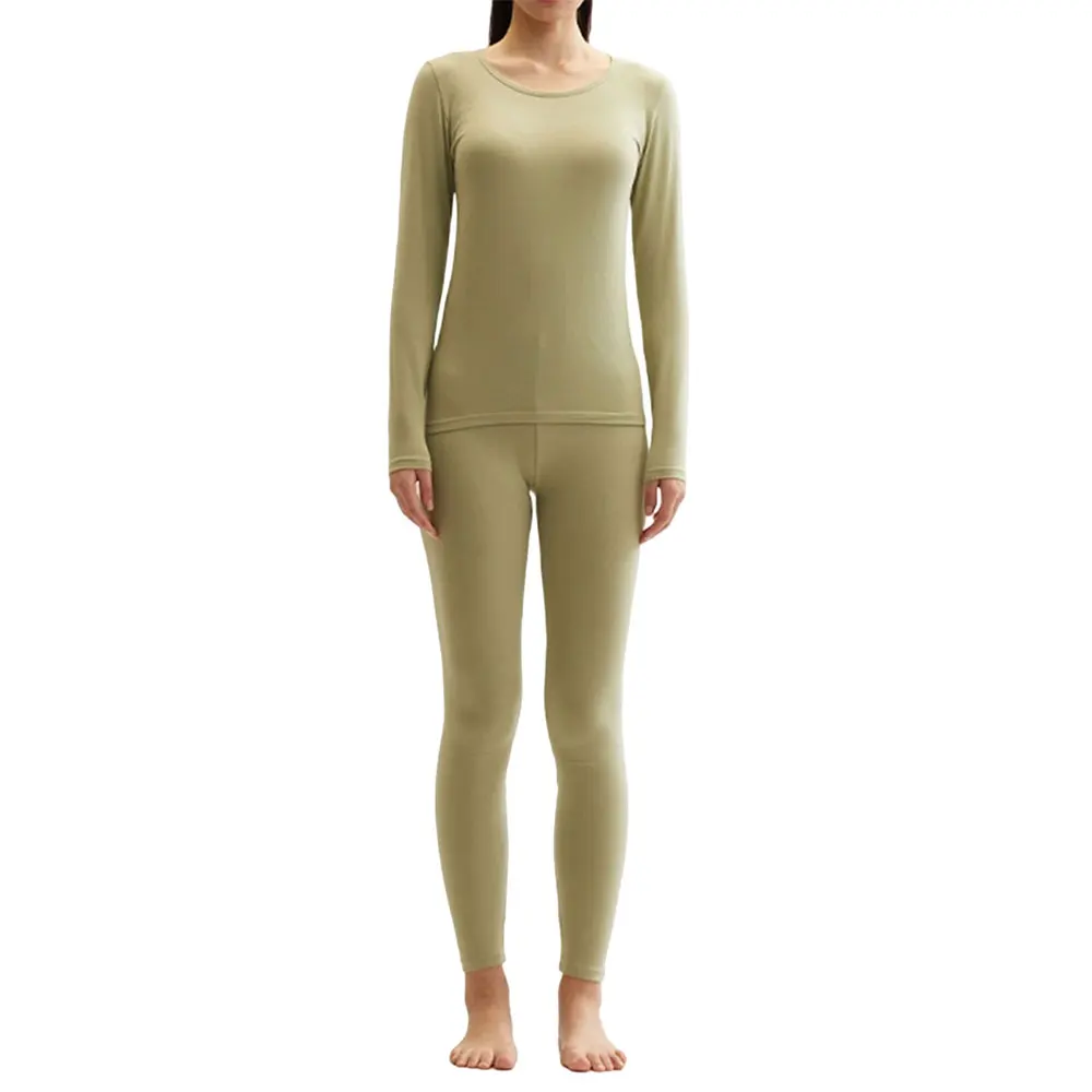 Mono Riders 2024 Custom Logo Eco Ski Wear Women Thermal Underwear Set Ultra Soft Fleece Long Johns