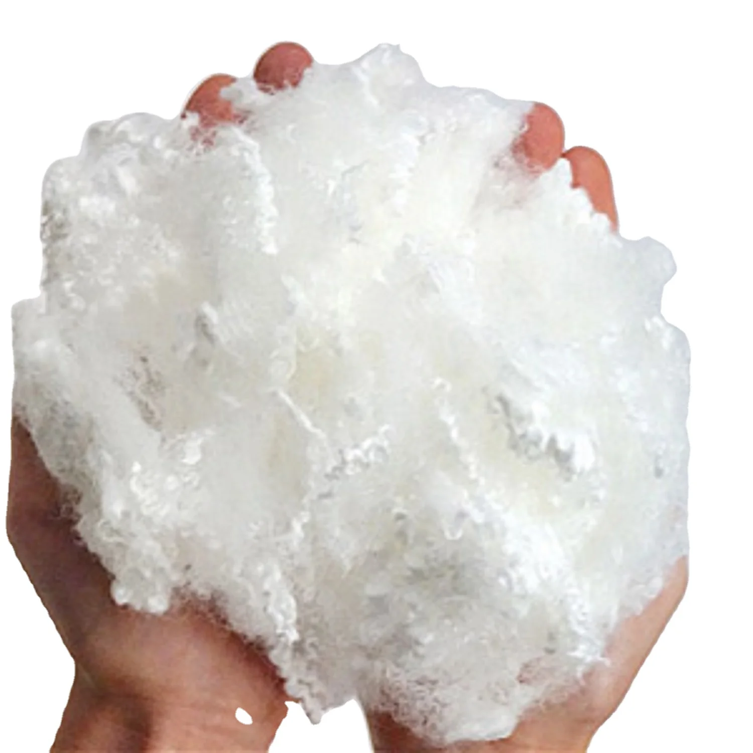 high quality solid recycled polyester staple fiber hollow conjugated siliconized fiber