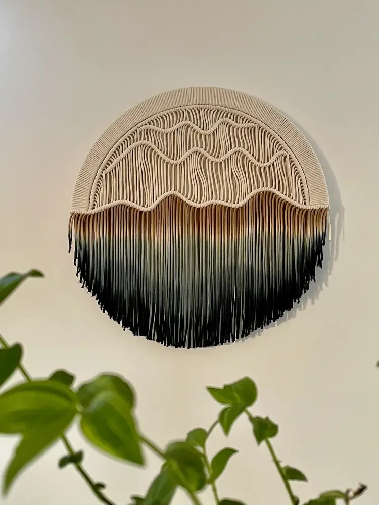 Boho Knitted Macrame Wall Hanging Handmade Products Nordic Macrame Decor Vintage Wall Hangings Home Decoration Items for Room