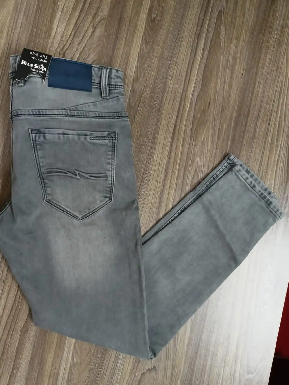 Customized logo wholesale men jean with reasonable Price collection jute from Bangladesh