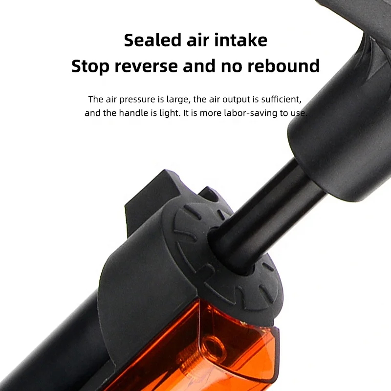 2022 New Design 230PSI Bike Pumps With Large Barometric Dial High Quality Bicycle Accessories Bicycle Floor Pump