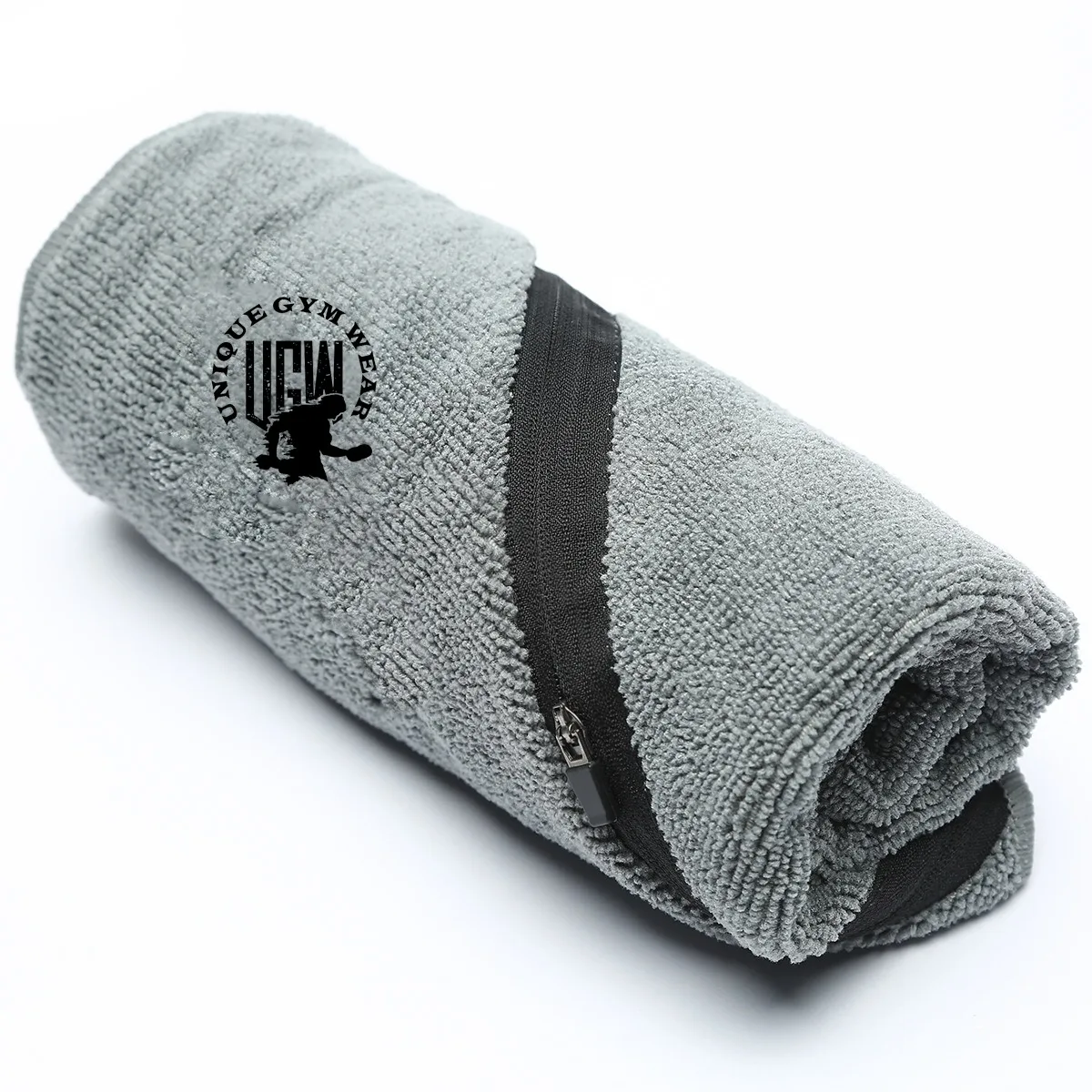 Top Quality OEM Gym Towels Microfiber Custom Microfiber Quick Dry Sports Towel Gym Towel With Zip Pocket