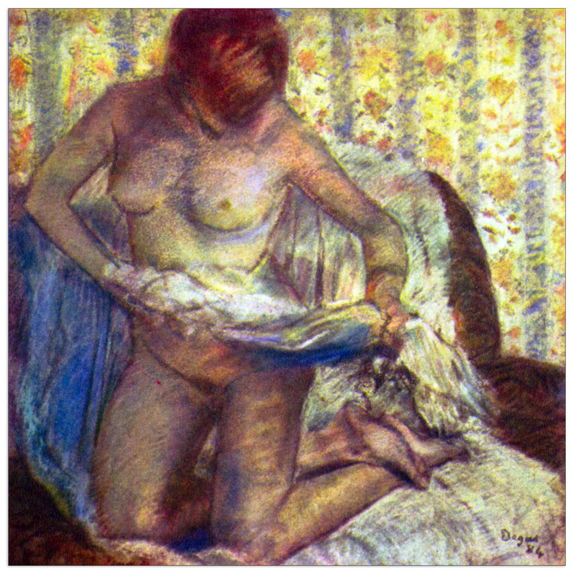 Museum Degas Edgar decorative panel, ready to hang.