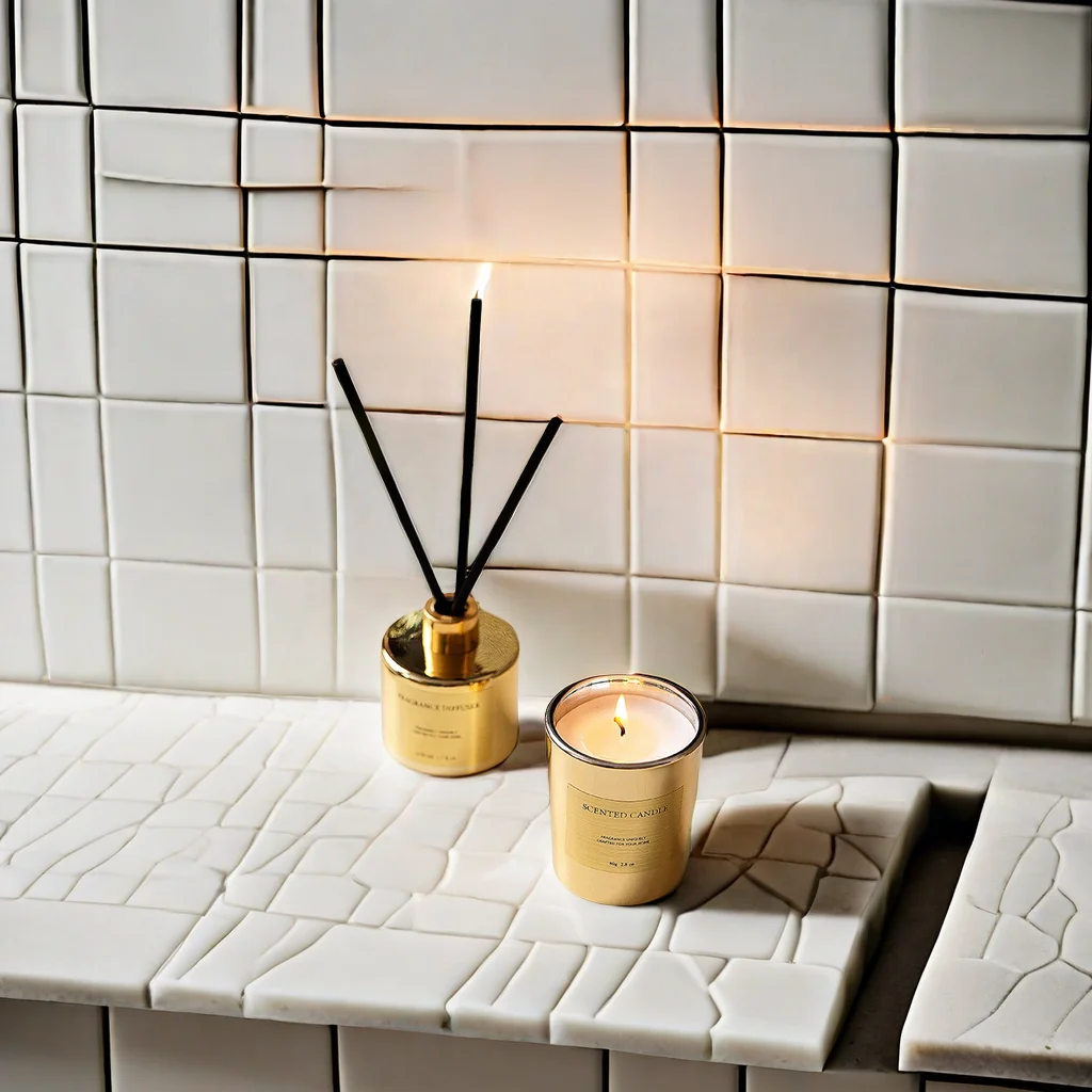 New Design Electroplating Glass Spiritual Aroma Meditation Reed Diffuser Scented Candle Collection