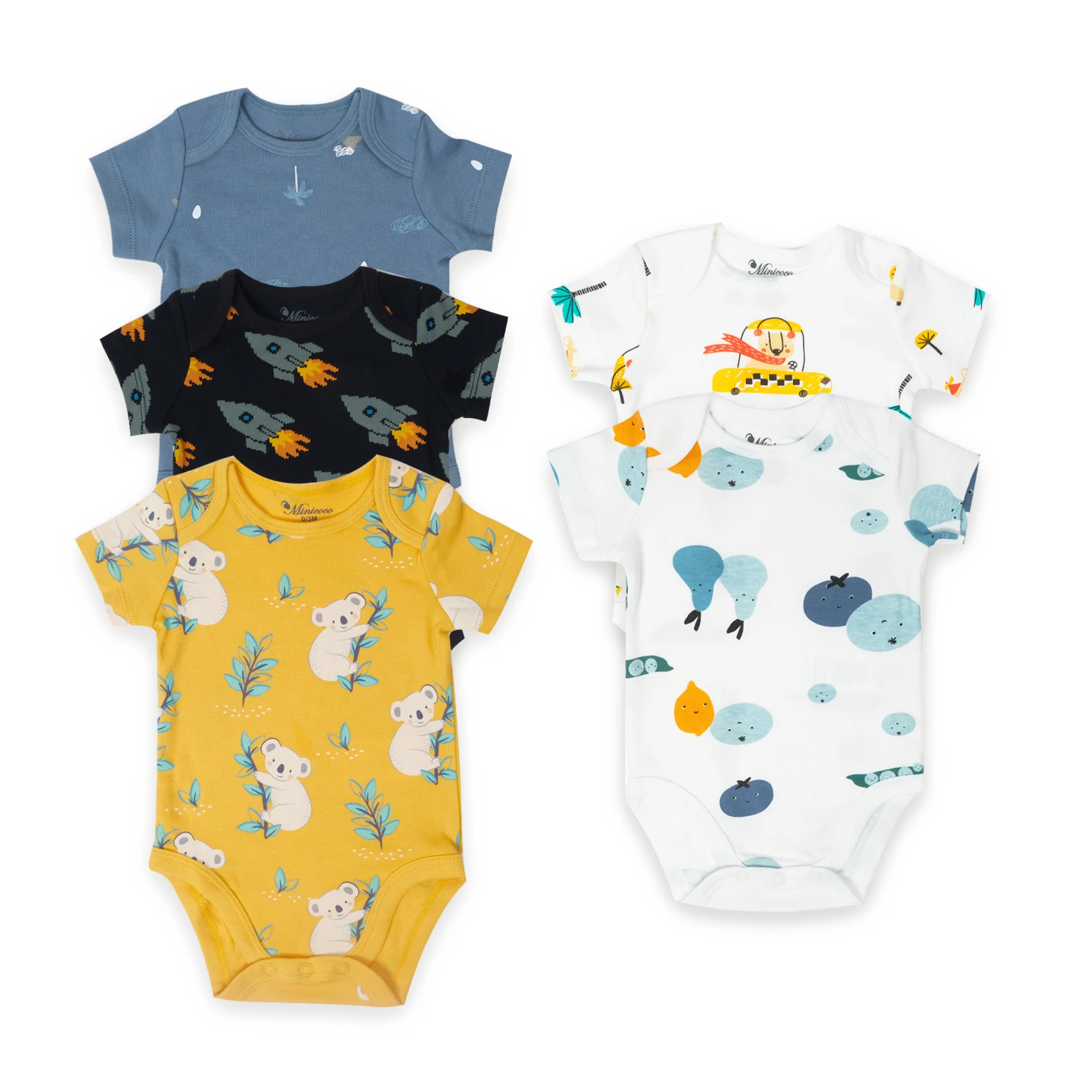 Baby Girl and Boy clothes Wholesale baby clothing Cotton Boy Girl Onesie short Sleeve Bodysuit Baby Jumpsuit
