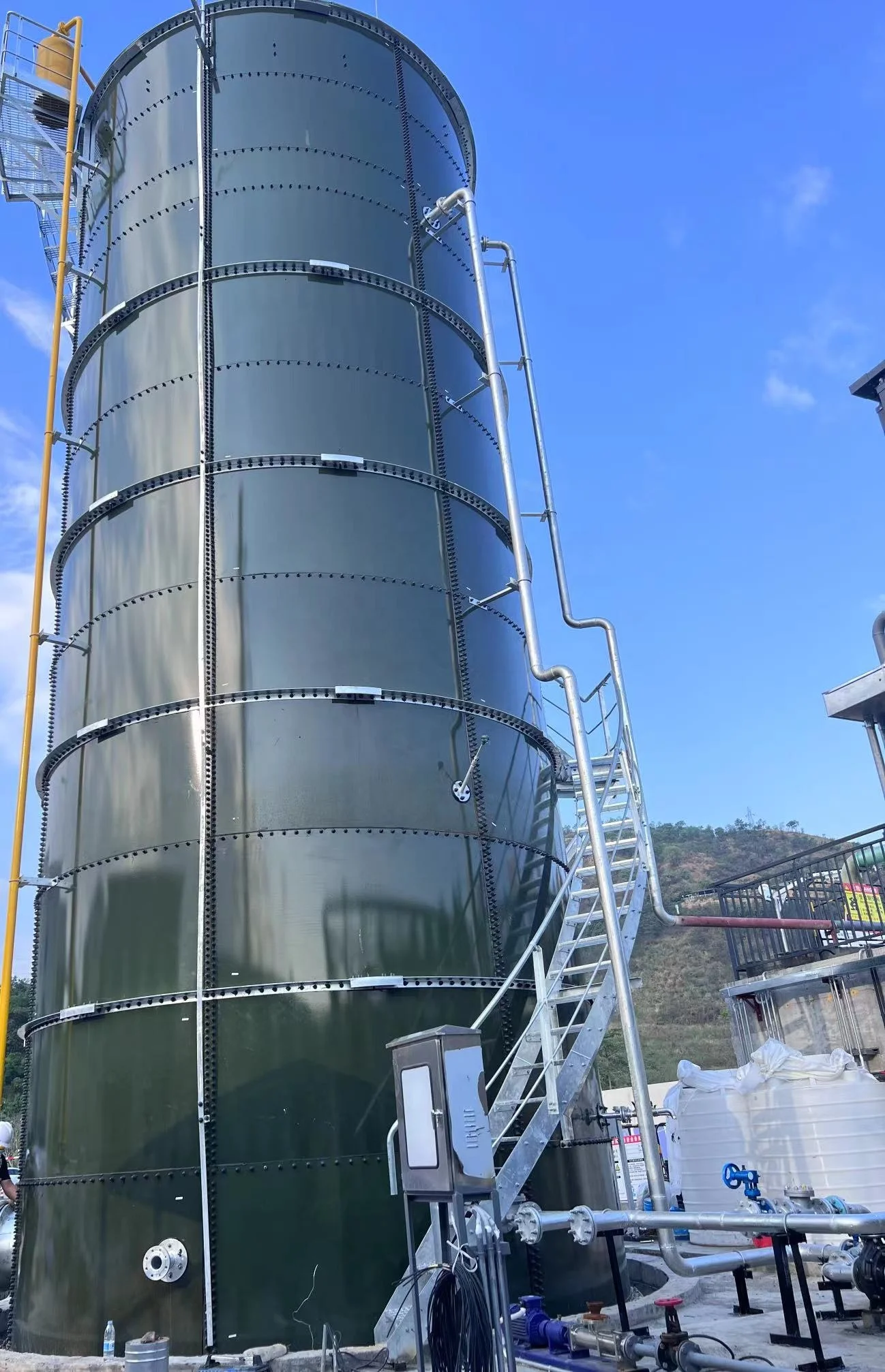 Glass-Fused-to-Steel Tank UASB Anaerobic Reactor for Waste Water Treatment