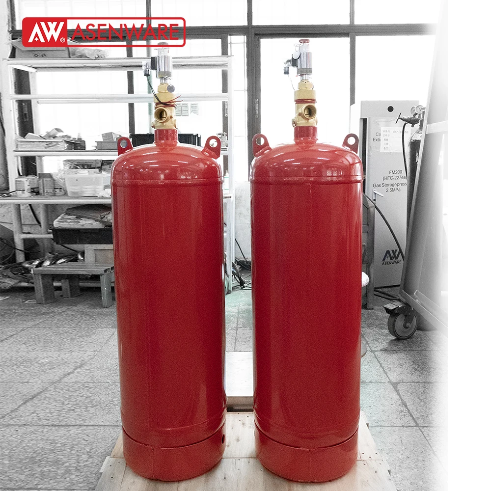Asenware manufacturer automatic FM200 network type gas suppression system