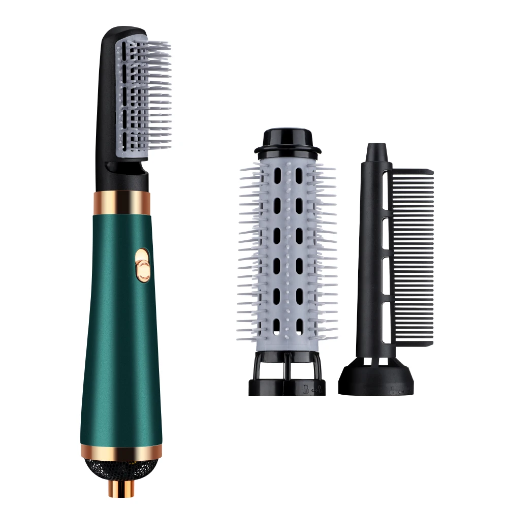 China Top Seller Hair Dryer with 3 heads Hot Cold Hair Brush Dryer Comb One Step Hair Styling Tools
