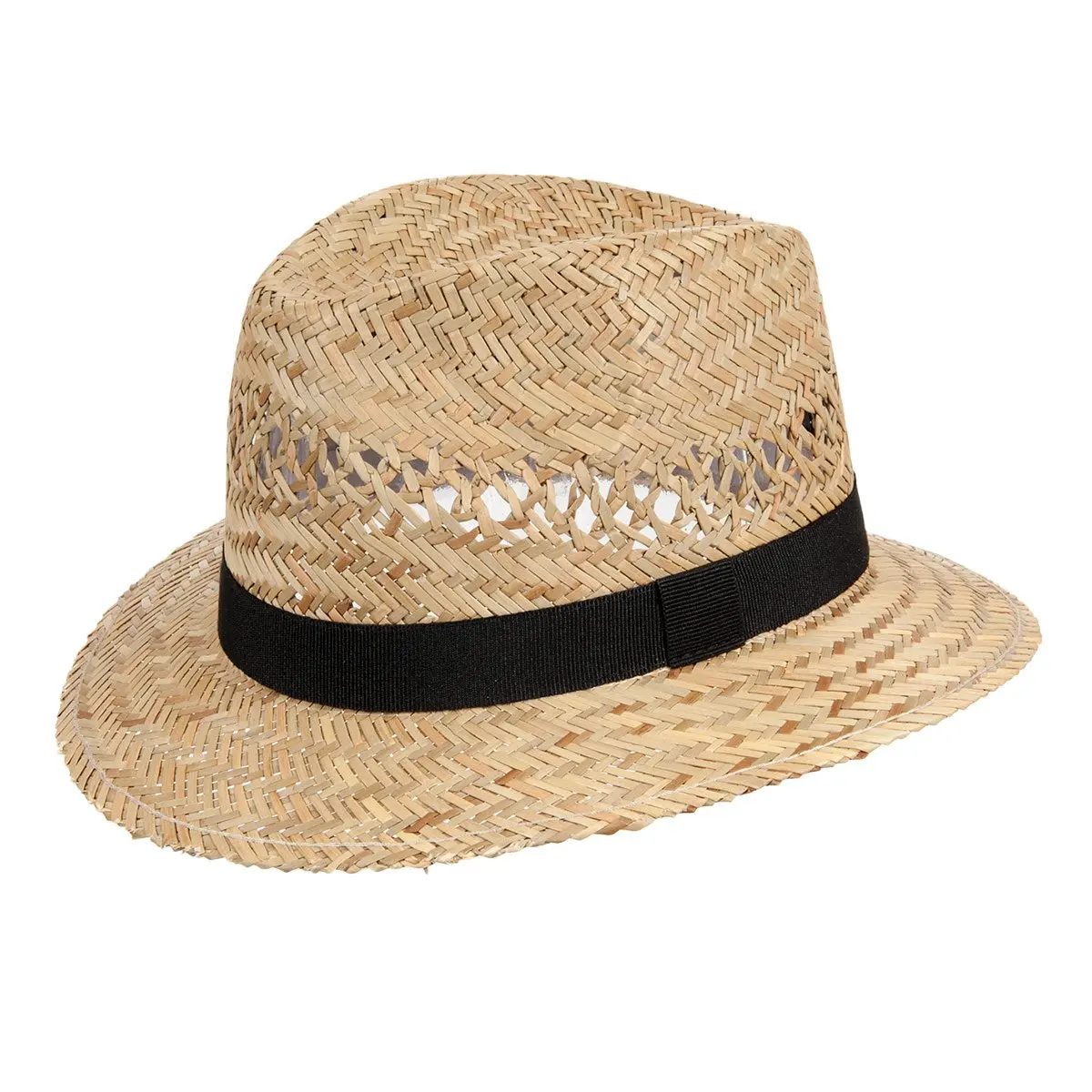 Small size straw hat for baby comfortable kid straw hats for traveling simple style sun bloaters