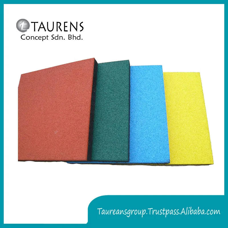 Malaysian made rubber playground safety flooring mats