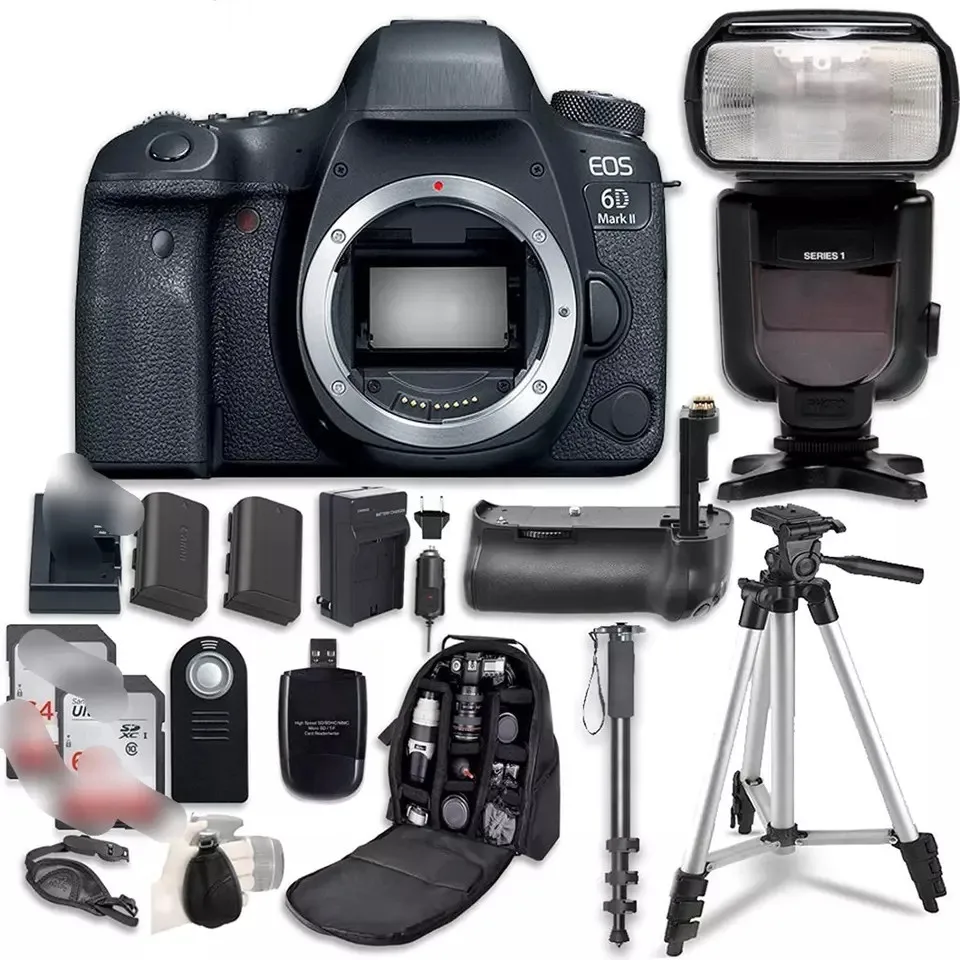 Wholesales For 6D 5D Mark IV DSLR Camera with USM Lens, WiFi Enabled with bundle