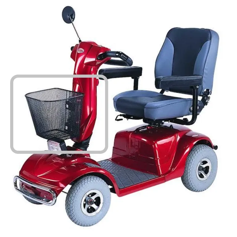 BA06 Front iron wire basket HS740 for Invacare CTM Electric Mobility Scooter Accessories Taiwan made