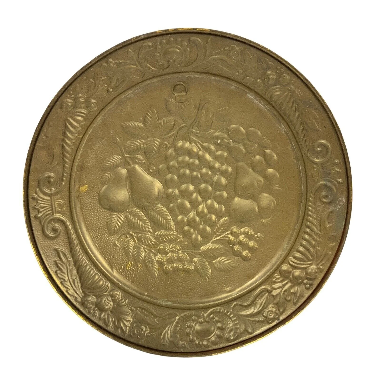 Antique royal look Brass Charger Plate Table decoration clear charger plates dishes plate with Gold brass polished for sale