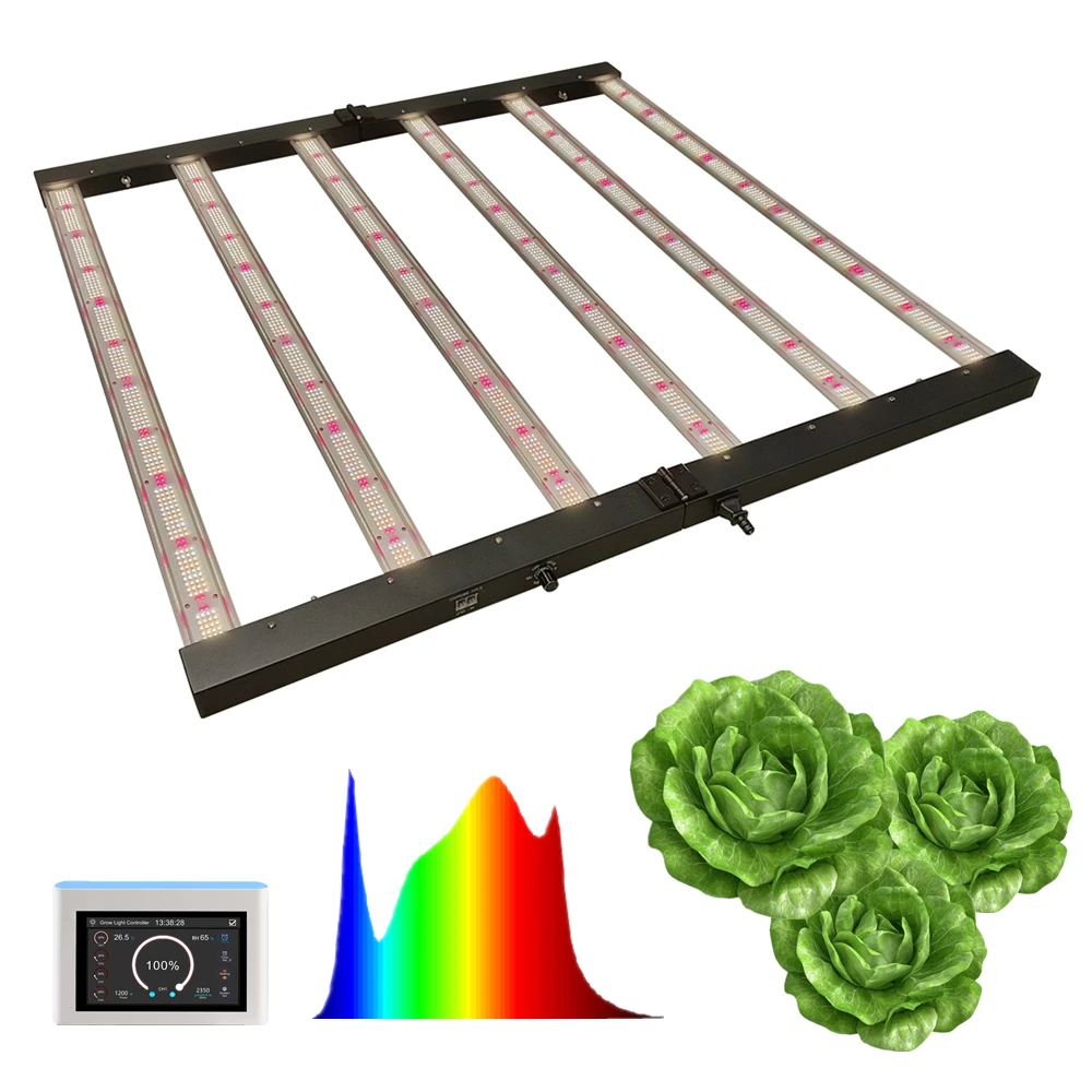 Foldable LED Grow Light 720W Full Spectrum Grow Light 6 Bars For Indoor Grower with US EU AU UK Plug