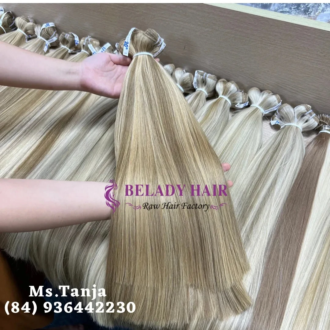 High Quality Raw Vietnamese Hair Straight Weft hair Piano mix color The Best Quality Sample Order Beladyhair Company