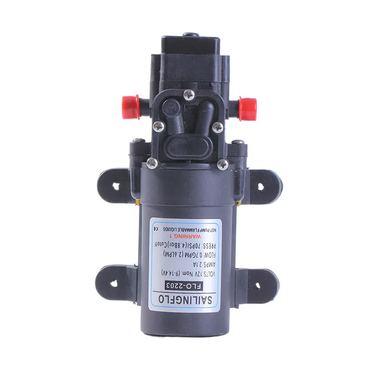 Marine RV 12V self priming double diaphragm intelligent water engine mini pump