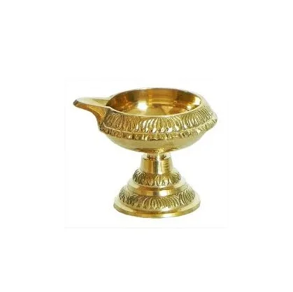 kuber Diya Decorative Diya Pooja Diya Item Religious Brass Oil Lamp Pooja Essential for Indian Traditional Decoration
