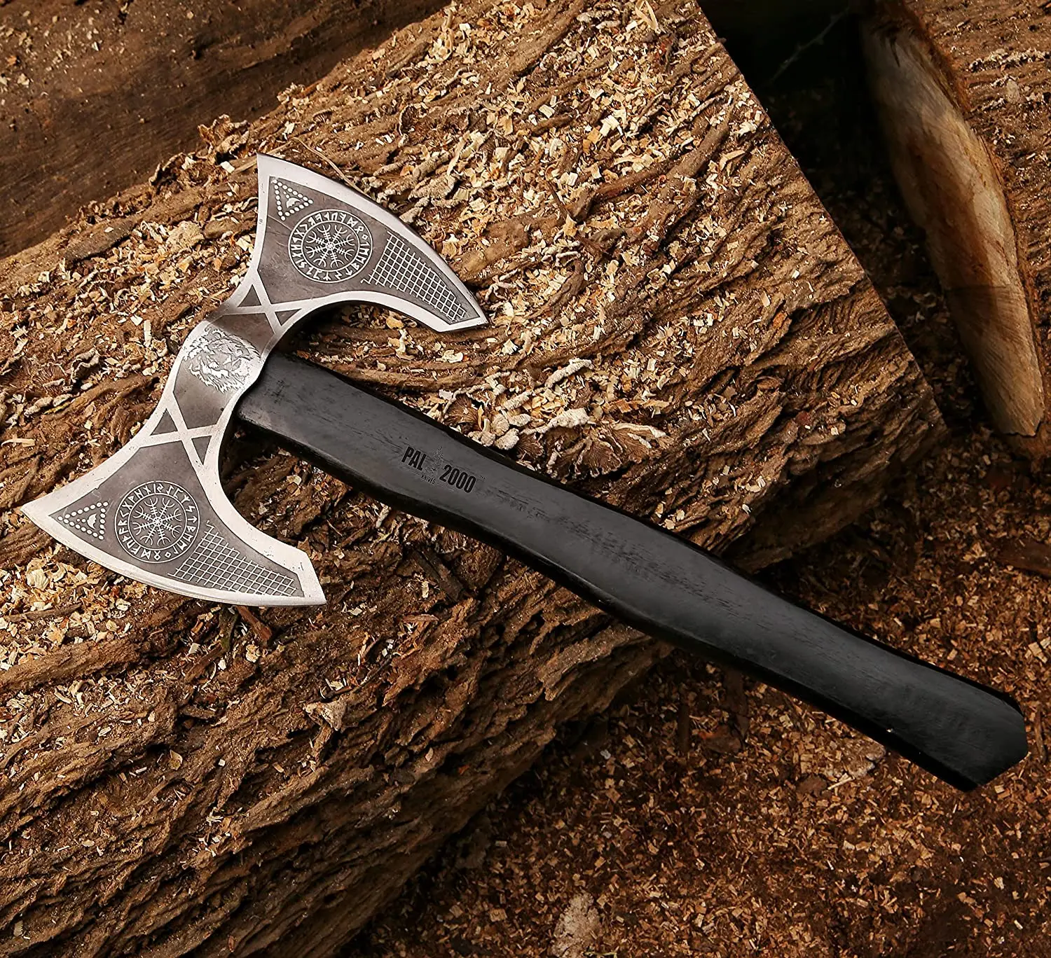 All-Purpose Axe for Camping, Survival, Outdoors, Wood Cutting and Splitting,useful garden tomahawk axe
