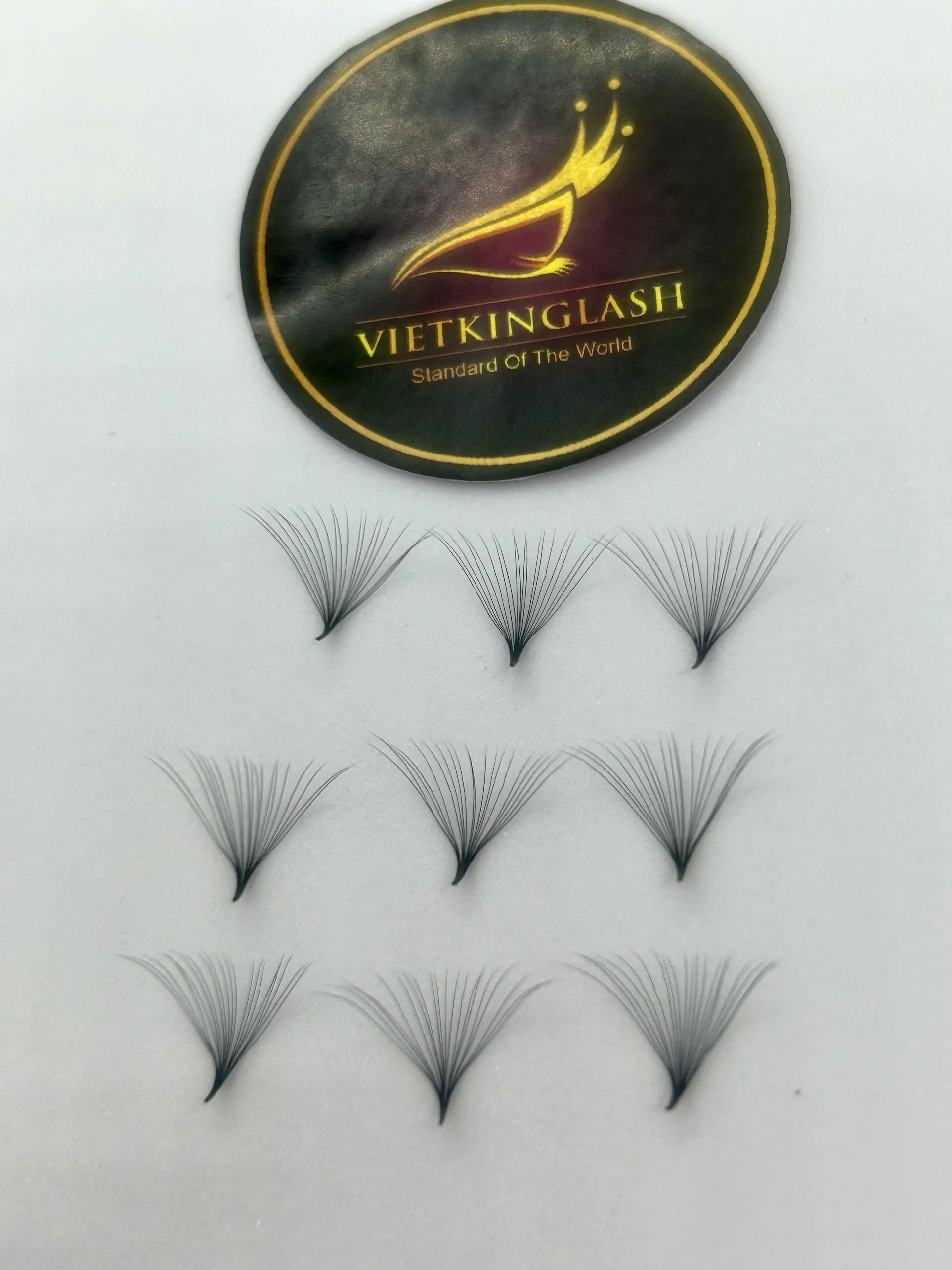 Wholesale Price Private Label Loose Fan Lashes 500/1000 Fans Long Volume Fans Eyelash Extensions Natural Black Super Smooth