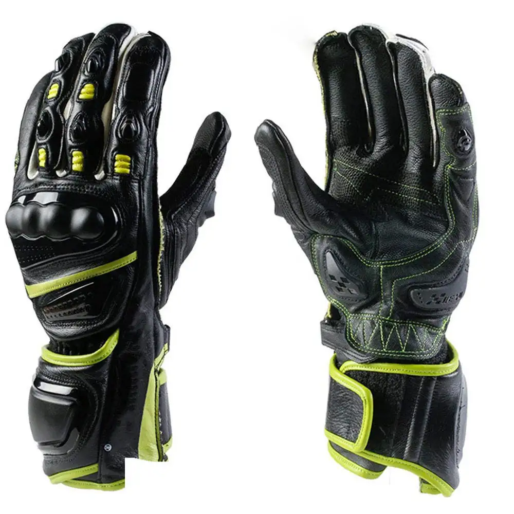 Wholesale Custom made OEM Motorcycle Hand Gloves Wrist Strap Closure and Lightly Racing Motorbike Gloves with high quality